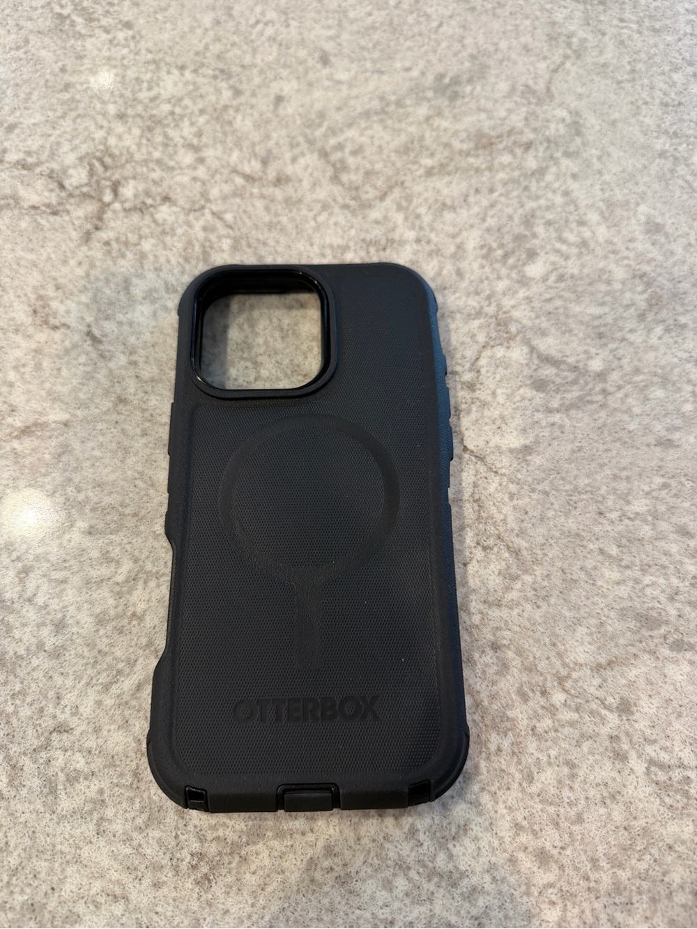 OtterBox MagSafe-Compatible Black Rugged Phone Case